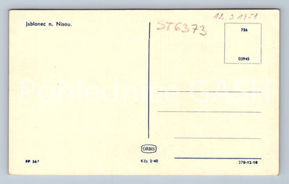 Postcard JABLONEC NAD NISOU (ST6373)