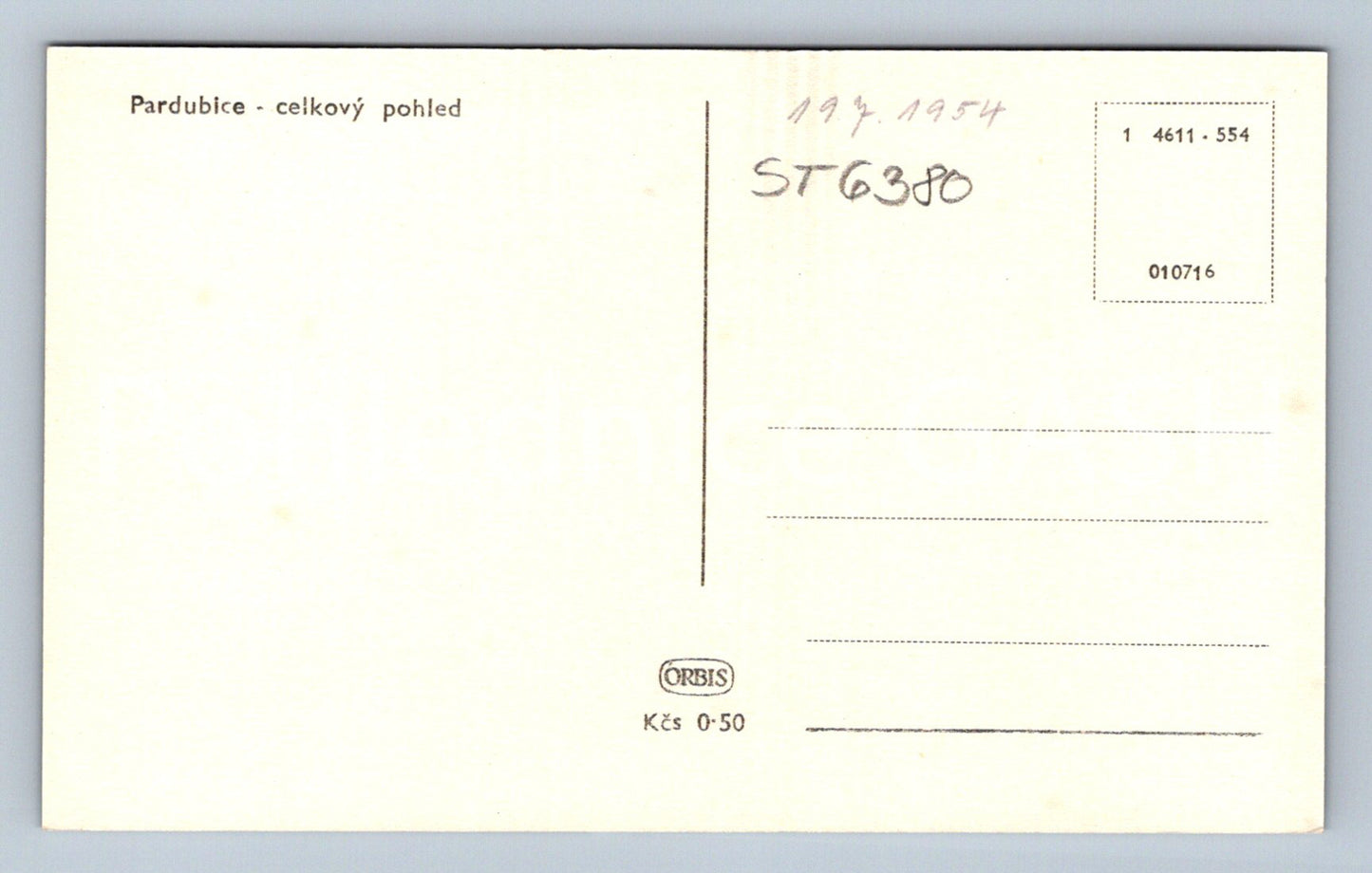 Postcard PARDUBICE (ST6380)