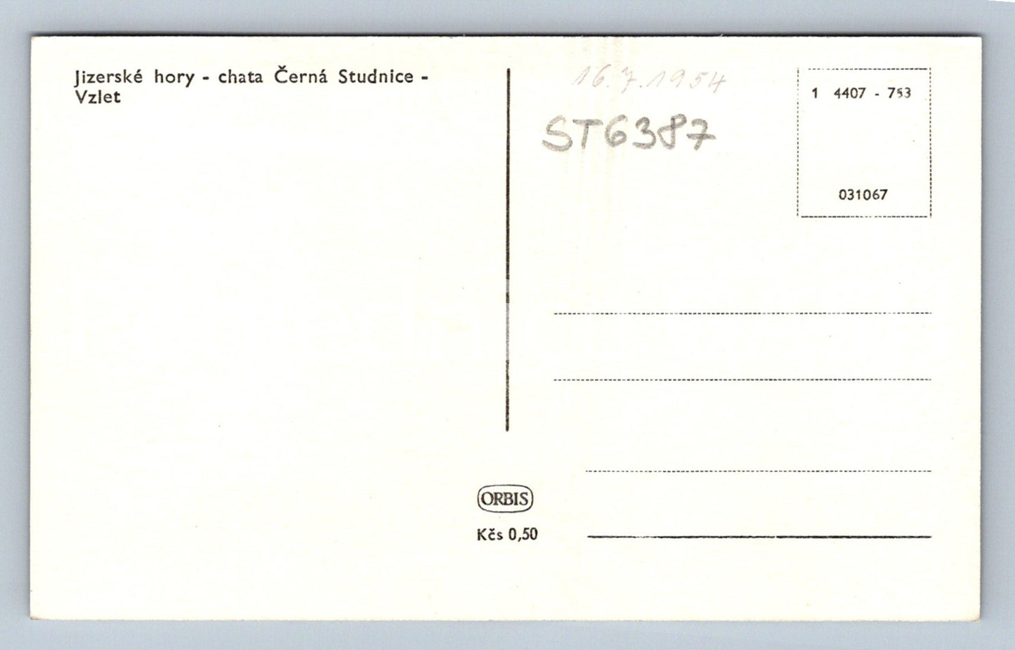 Postcard TAKEOFF (ST6387)