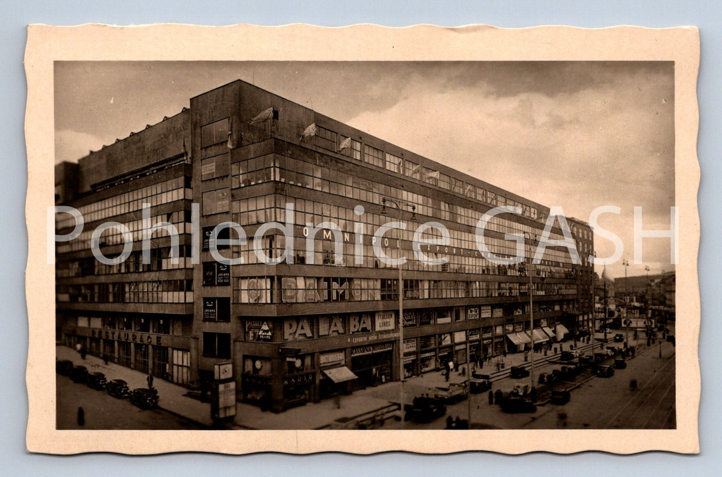 Postcard PRAGUE - FAIR PALACE (ST6394)