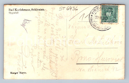 Postcard BAD KARLSBRUNN (ST6436)