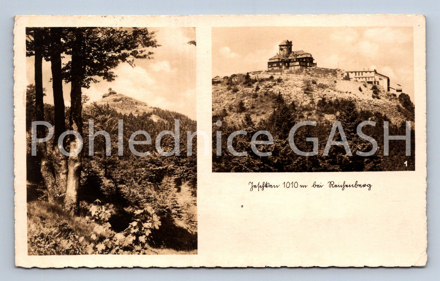 Postcard JEŠTĚD 1010 M (ST6442)