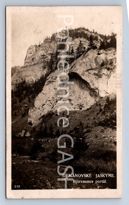Postcard DEMÄNOVSKÁ CAVE (ST6447)