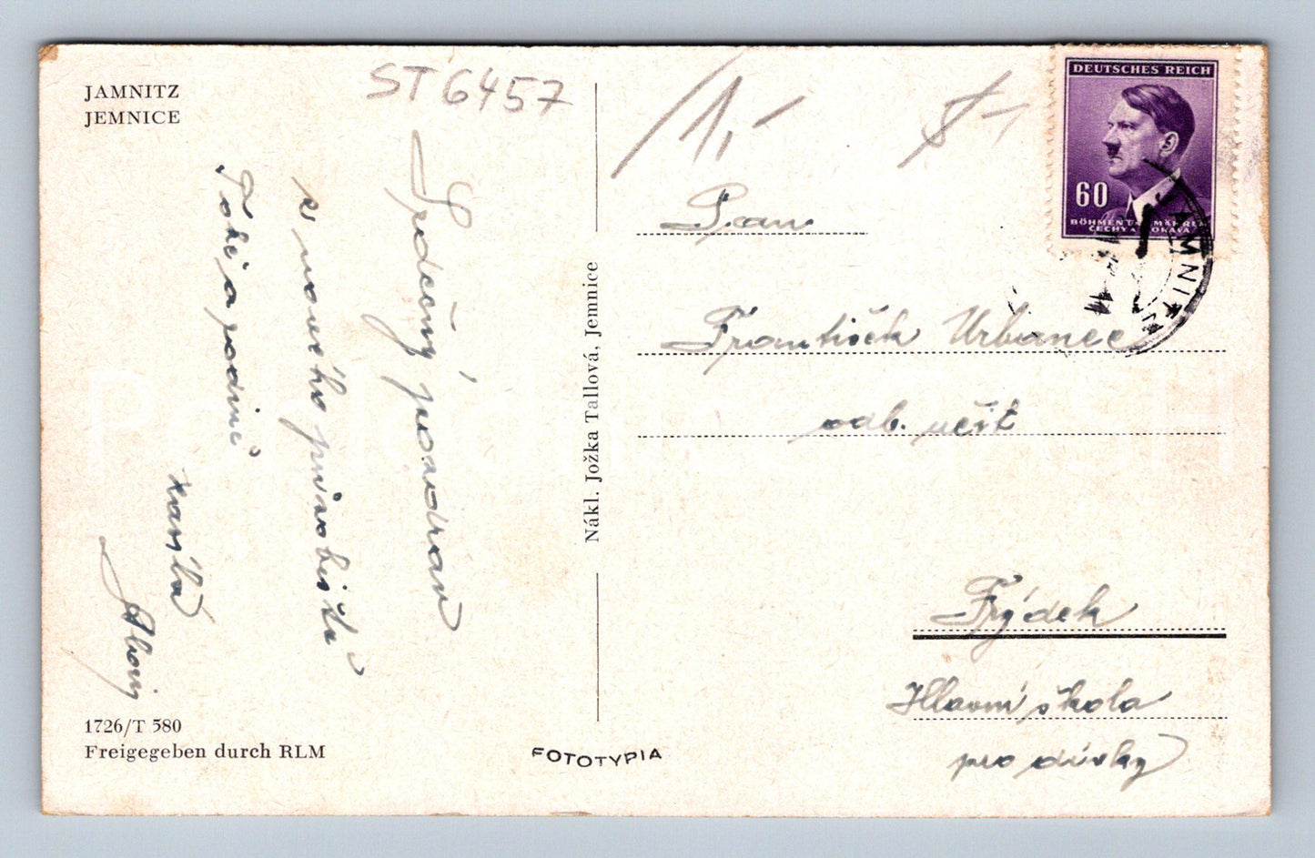 Postcard JENMICE (ST6457)