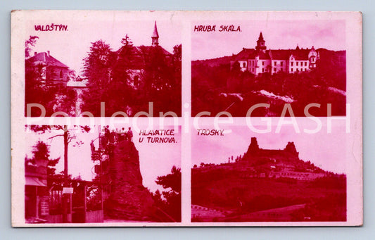 Postcard BOHEMIAN PARADISE - COLLAGE (ST6473)
