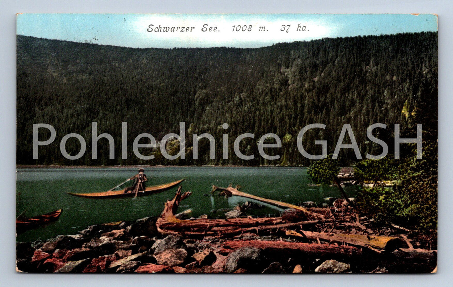 Postcard BLACK LAKE (ST6480)