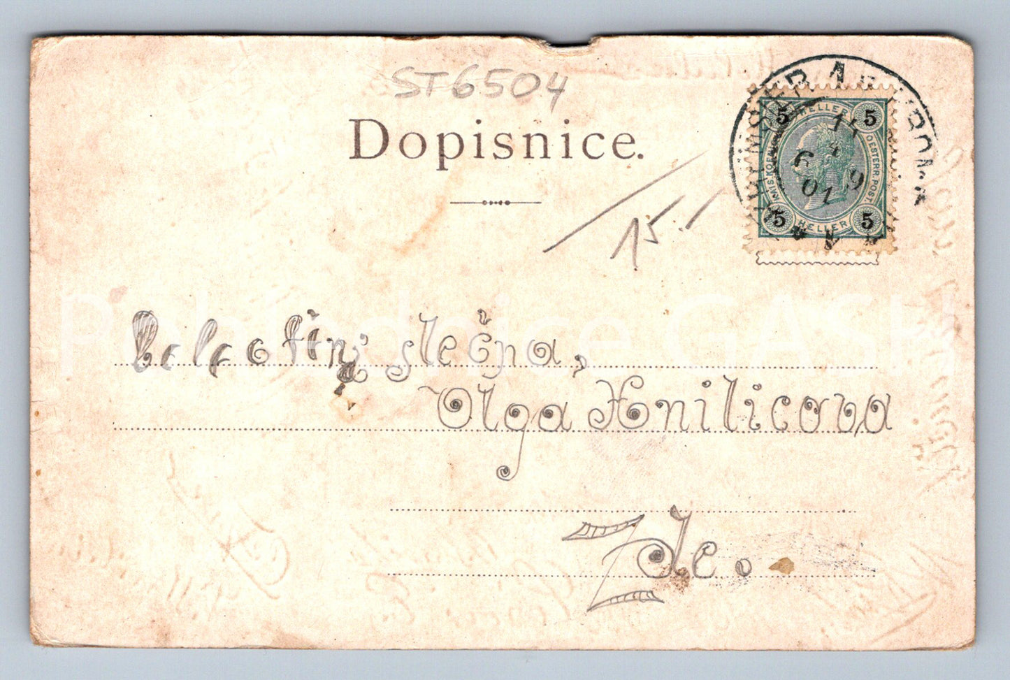 Postcard PRAGUE - NATIONAL THEATRE (ST6504)