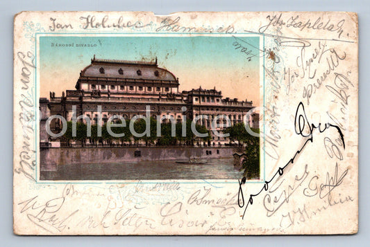 Postcard PRAGUE - NATIONAL THEATRE (ST6504)