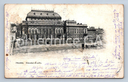 Postcard PRAGUE - NATIONAL THEATRE (ST6505)