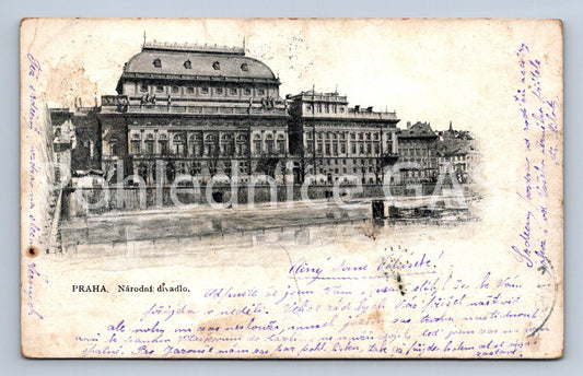 Postcard PRAGUE - NATIONAL THEATRE (ST6505)