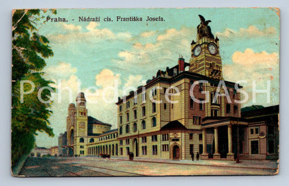 Postcard PRAGUE - FRANCIS JOSEPH STATION (ST6506)