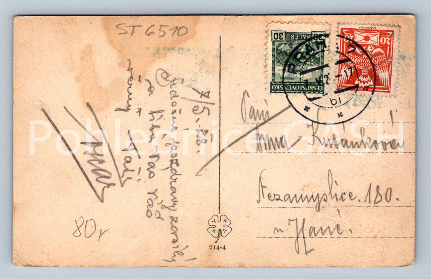 Postcard PRAGUE - CHARLES BRIDGE AND HRADČANY (ST6510)