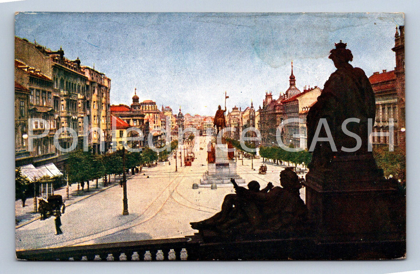 Postcard PRAGUE - WENCESLAWS SQUARE (ST6511)