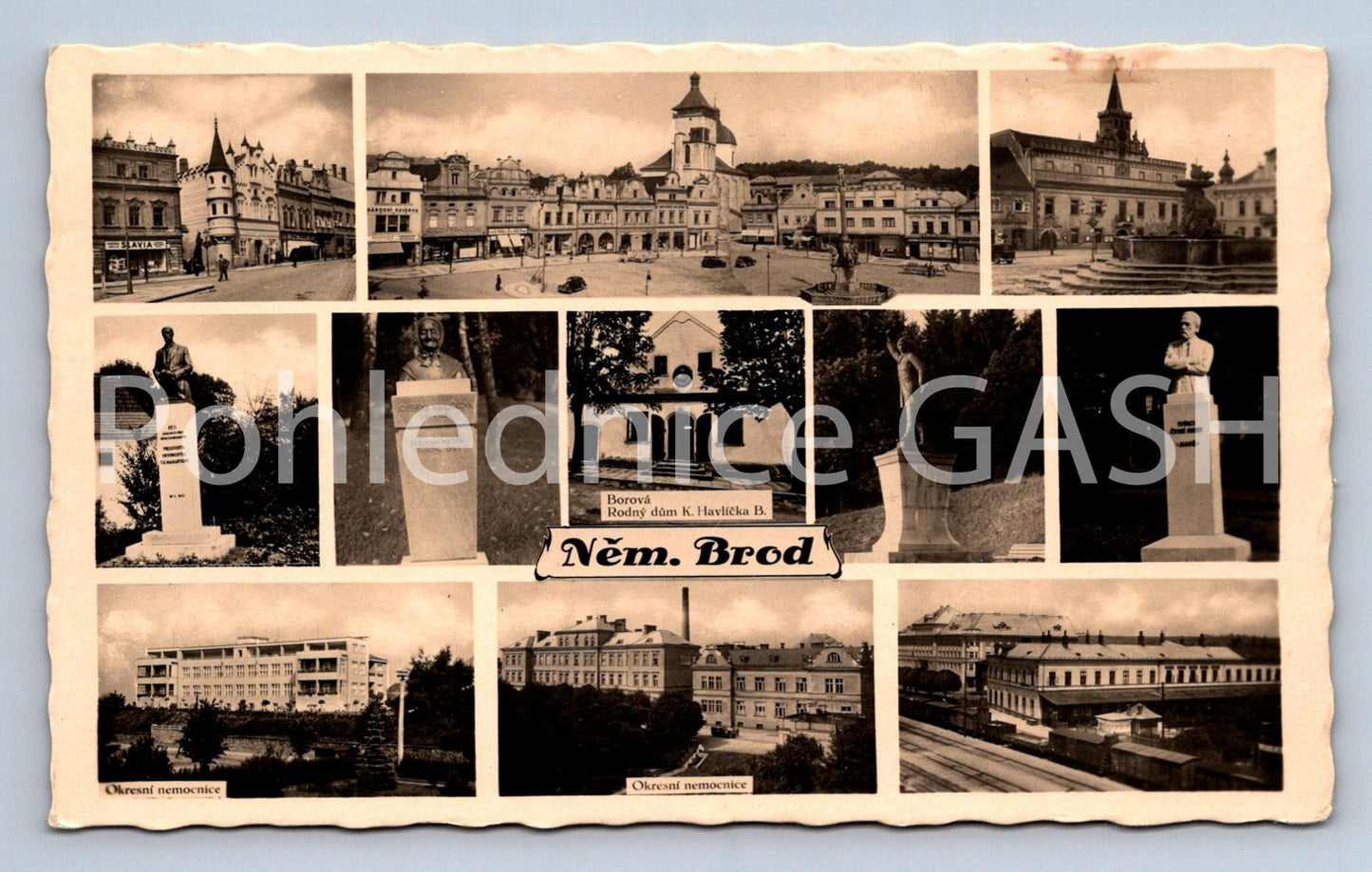 Postcard GERMAN FORD - COLLAGE (ST6514)