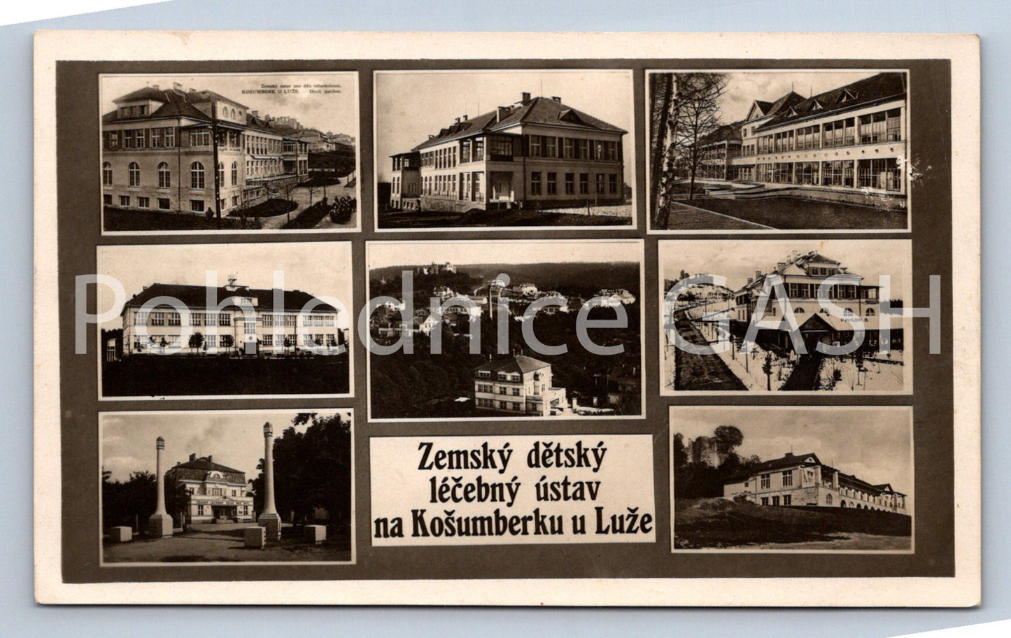 Postcard STATE MEDICAL INSTITUTE IN KOŠUMBERK U LUŽE - COLLAGE (ST6516)