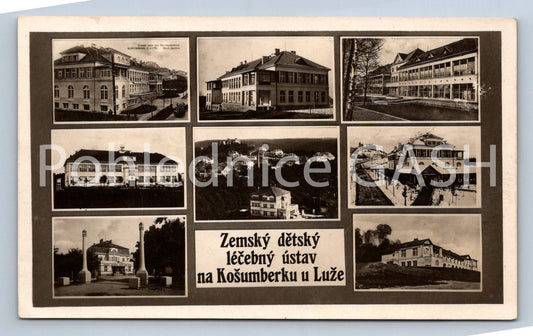 Postcard STATE MEDICAL INSTITUTE IN KOŠUMBERK U LUŽE - COLLAGE (ST6516)