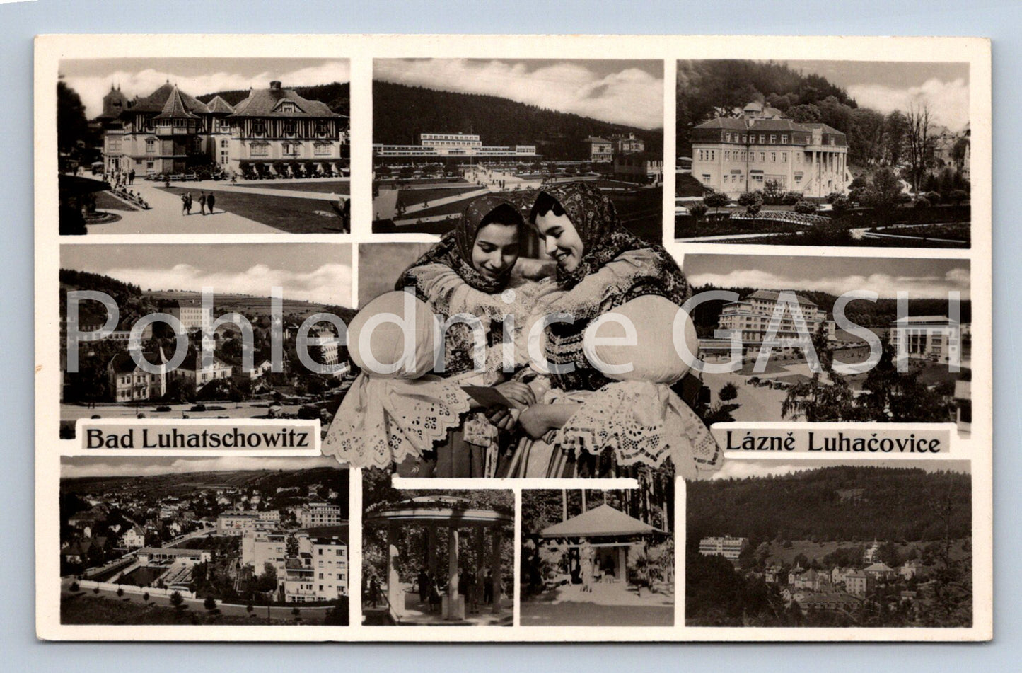 Postcard LÁZNĚ LUHAČOVICE - COLLAGE (ST6517)