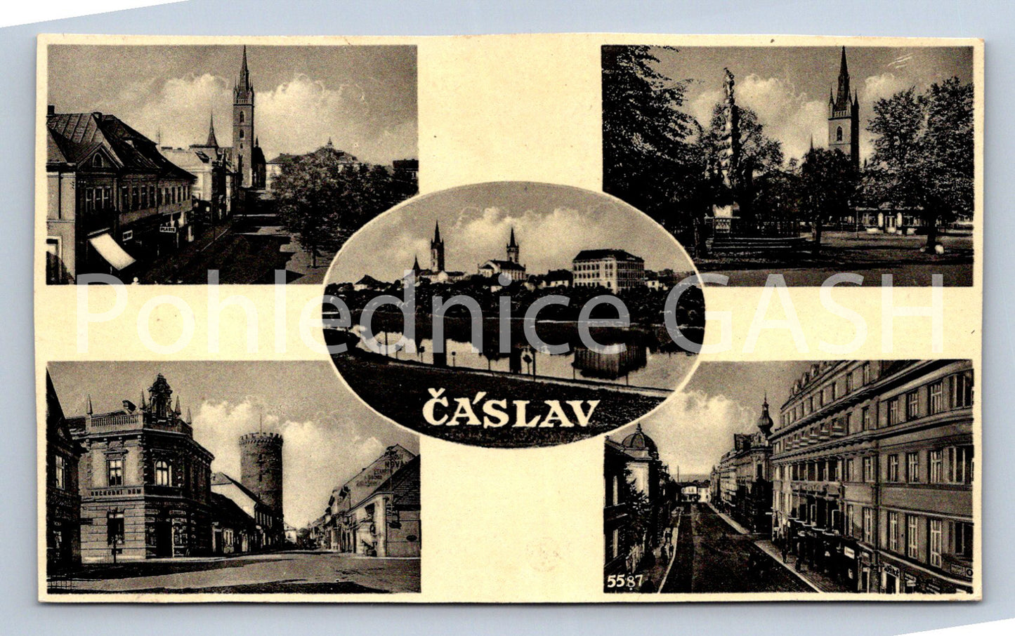 Postcard ČÁSLAV - COLLAGE (ST6520)