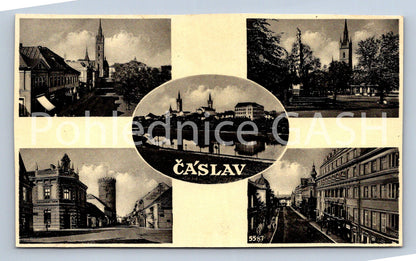 Postcard ČÁSLAV - COLLAGE (ST6520)