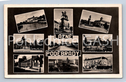 Postcard LÁZNĚ PODEBRADY - COLLAGE (ST6528)