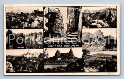 Postcard BOHEMIAN PARADISE - TURNOV REGION - COLLAGE (ST6529)