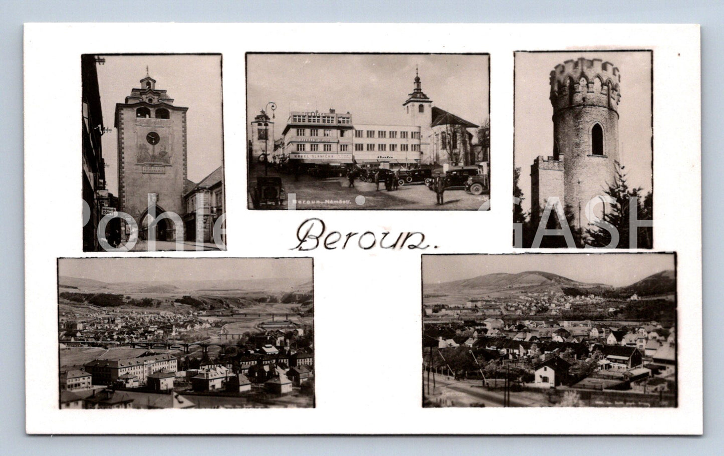 Postcard BEROUN - COLLAGE (ST6539)
