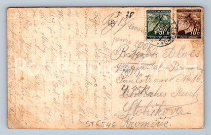 Postcard KROMĚŘÍŽ - BRIDGE OVER MORAVIA (ST6546)