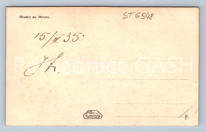 Postcard BORDER IN MORAVIA (ST6548)