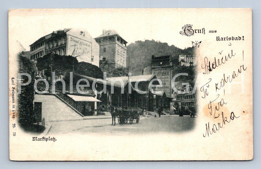 Pohlednice KARLOVY VARY (ST4337)