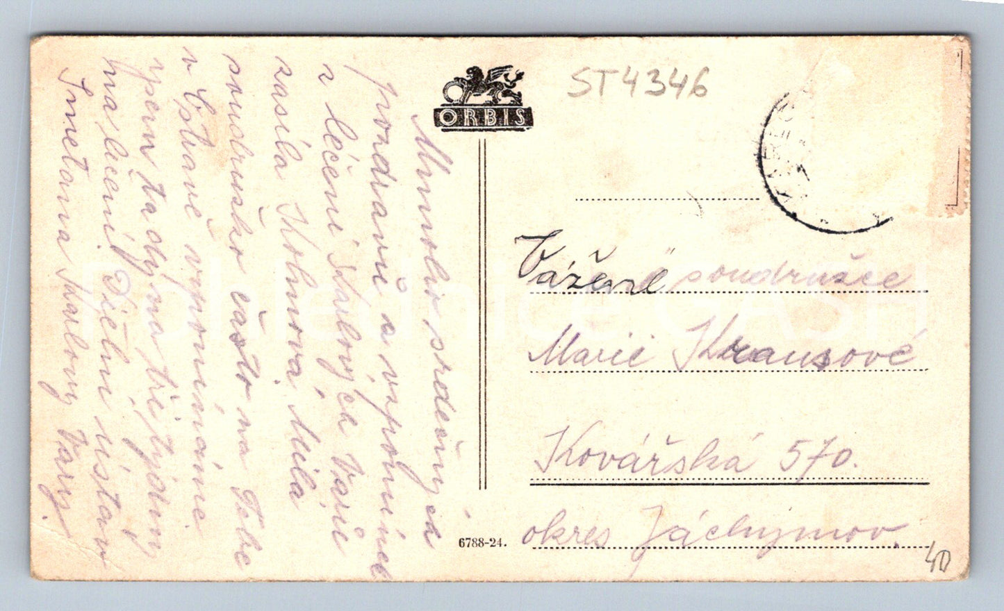 Postcard KARLOVY VARY (ST4346)