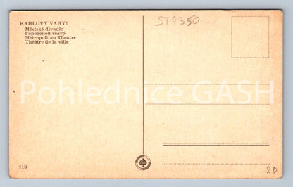 Postcard KARLOVY VARY (ST4360)