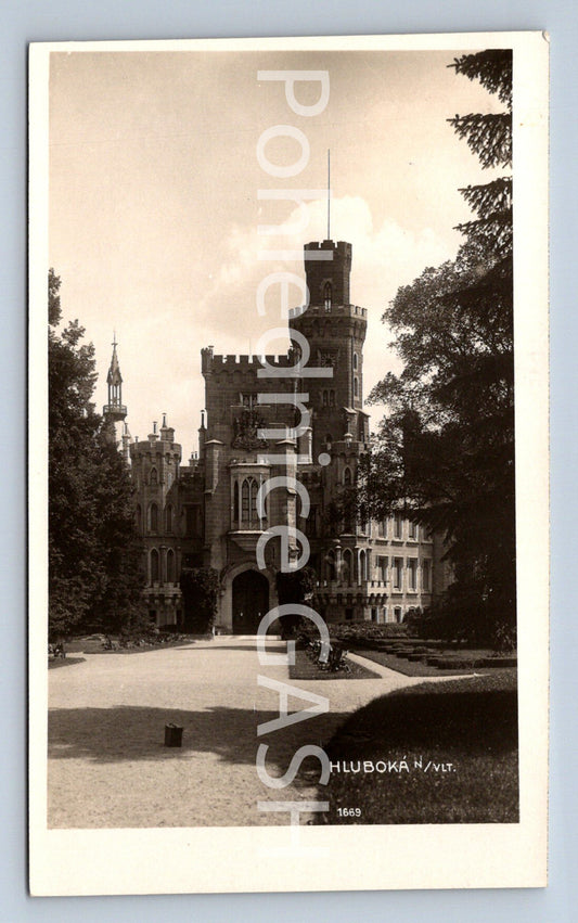 Pohlednice HLUBOKÁ NAD VLTAVOU (ST4375)