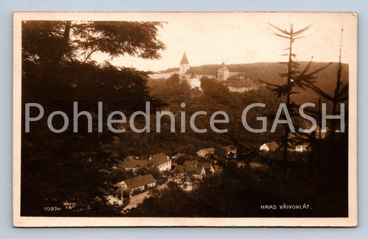 Pohlednice HRAD KŘIVOKLÁT (ST4391)