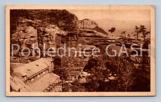 Pohlednice PREBISCHTOR MIT HOTEL BÖHM. SCHWEIZ (ST4421)
