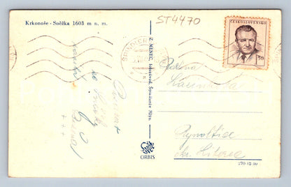 Pohlednice KRKONOŠE SNĚŽKA (ST4470)