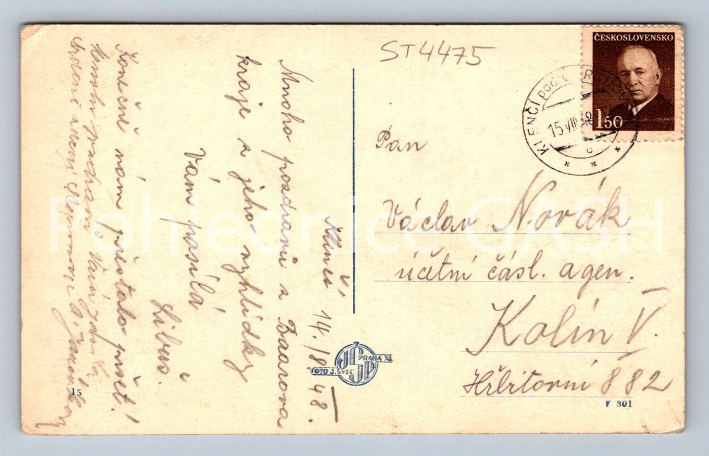 Pohlednice CHODSKO - VÝHLEDY - BAARŮV POMNÍK (ST4475)