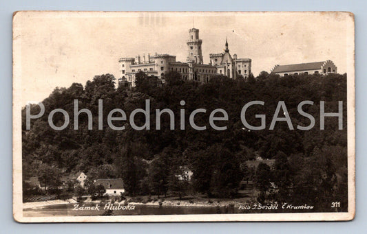 Pohlednice ZÁMEK HLUBOKÁ (ST4525)