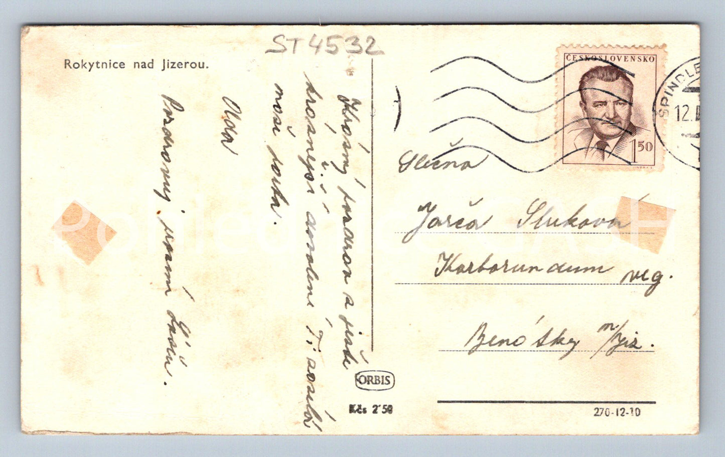 Pohlednice ROKYTNICE NAD JIZEROU (ST4532)
