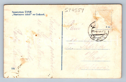 Pohlednice SANATORIUM ÚSNP - MARTINOVO ÚDOLÍ VE CVIKOVĚ (ST4551)