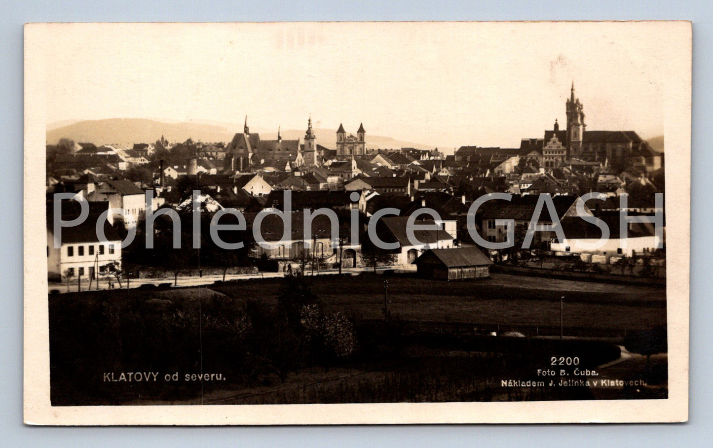 Postcard KLATOVY (ST4629)