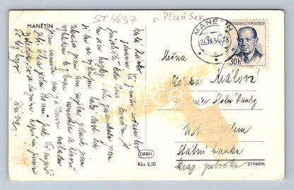Postcard MANĚTÍN (ST4637)