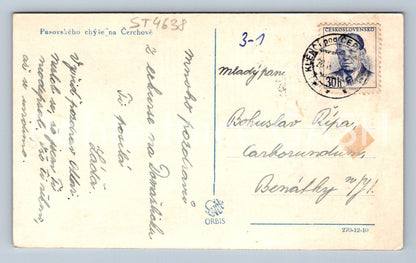 Postcard of the PASSAW HUT IN CERCHOV (ST4638)