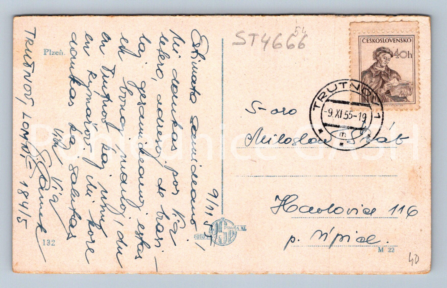 Postcard PILSEN (ST4666)