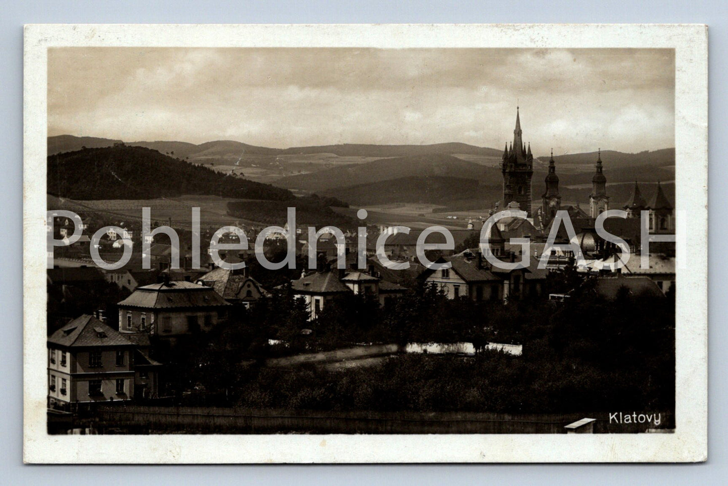 Postcard KLATOVY (ST4674)