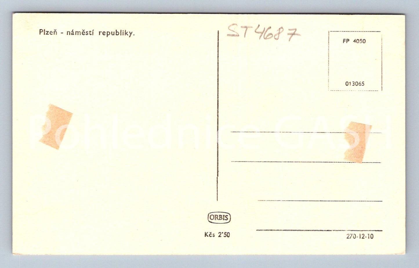 Postcard PILSEN (ST4687)