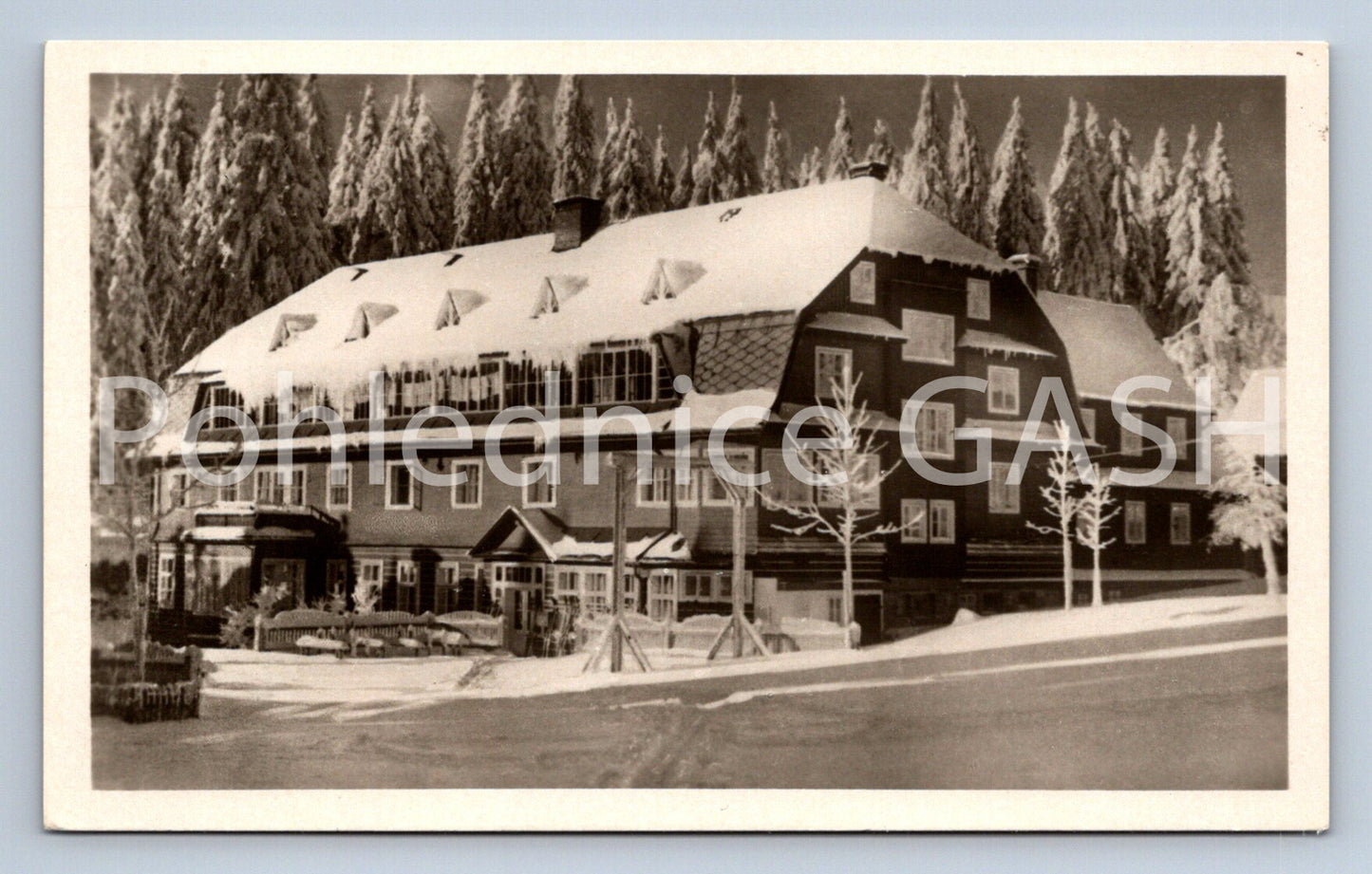Postcard ORLICKÉ MOUNTAINS - MOUNTAIN HOTEL ŠERLIŠSKÝ MLÝN (ST4691)