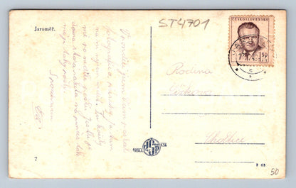 Postcard JAROMĚŘ (ST4701)