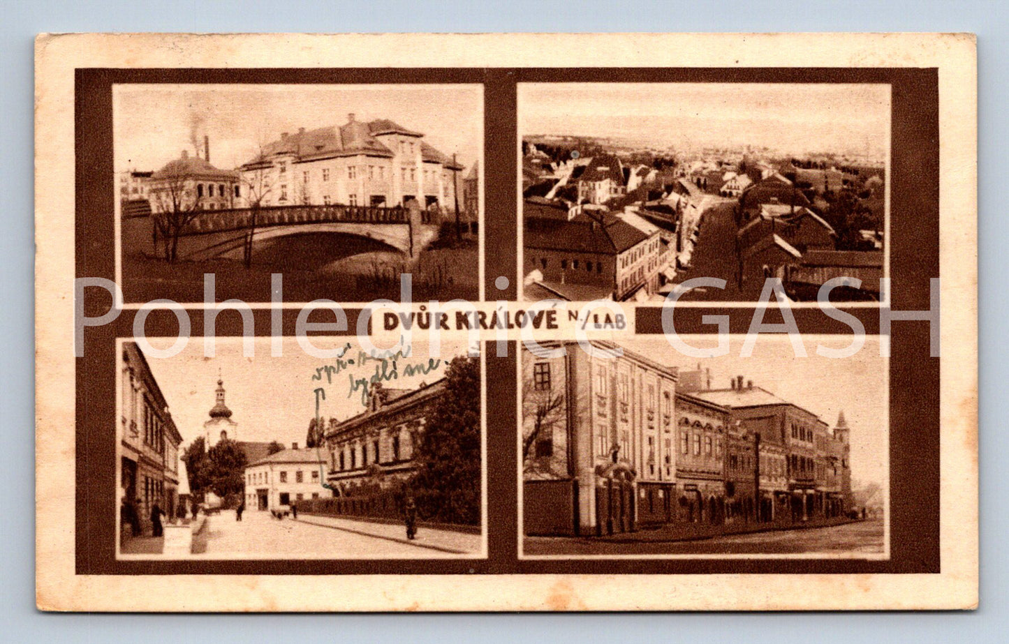 Postcard THE ROYAL COURT - COLLAGE (ST4704)