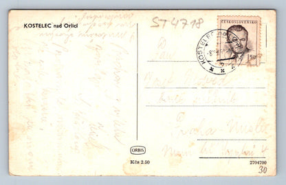 Postcard KOSTELEC NAD ORLICÍ (ST4718)