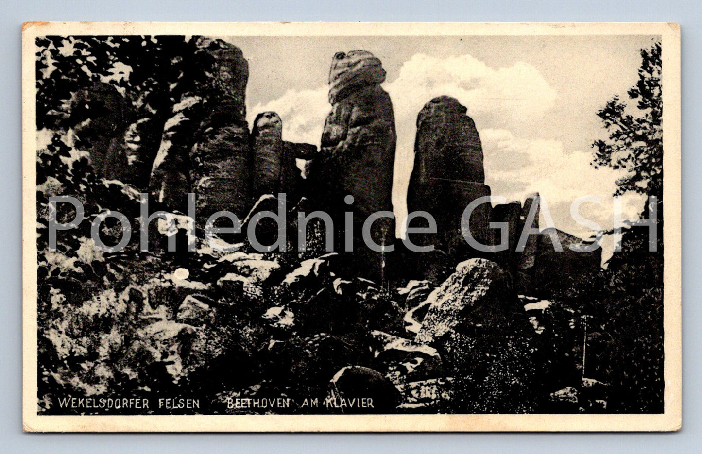 Postcard WEKELSDORFER ROCK (ST4726)